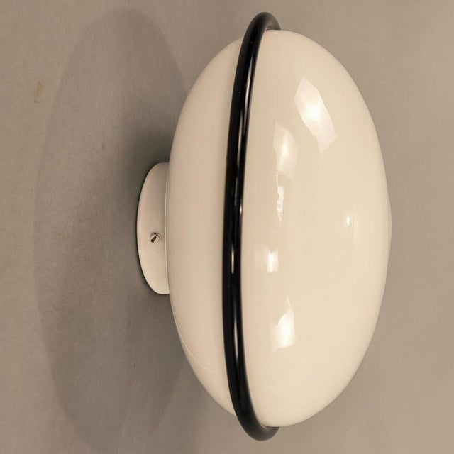 Vintage Murano Glass Elliptical Ceiling Lamp, 1970s For Sale - Image 4 of 10