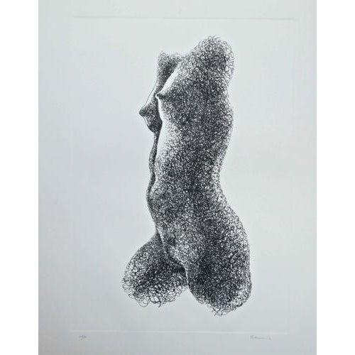 Etching on paper. Hand Signed and numbered. Edition of 80. Very good condition. This piece is attributed to the mentioned...