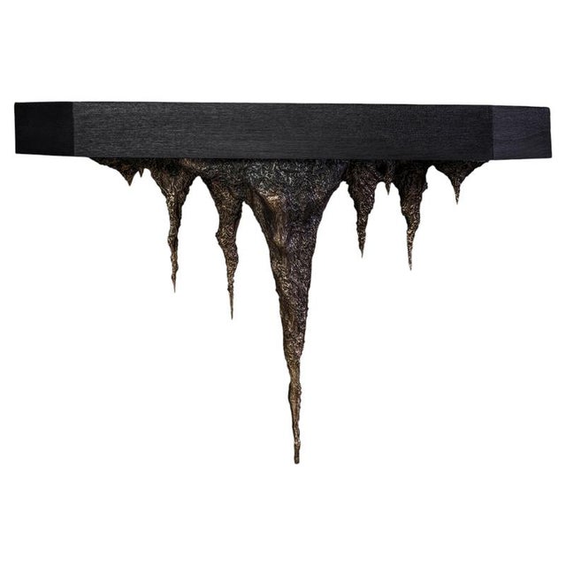 Disenchanted Console Table in Cast Bronze by William Guillon For Sale - Image 10 of 10
