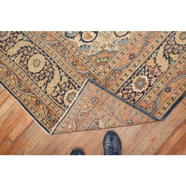 Early 20th Century Antique Zabihi Collection Persian Tabriz Room Rug For Sale - Image 12 of 12