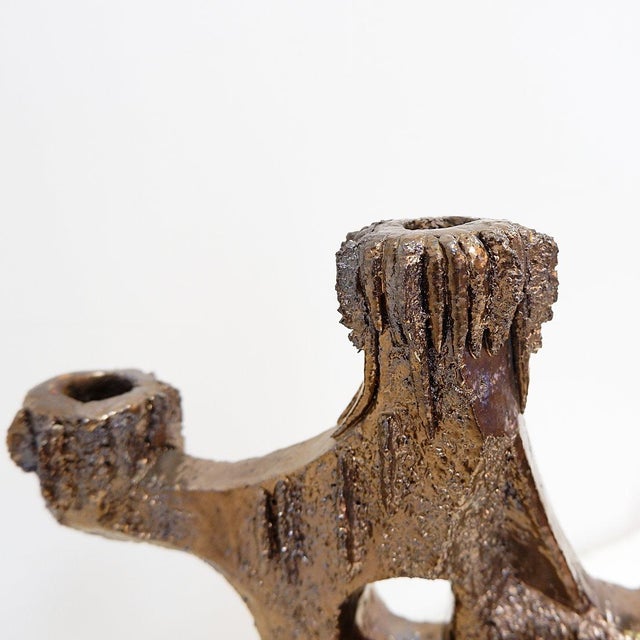 Brutalist - Natural decoration - Vintage Measures : 30x15cm H:37cm Walter van den Panhuyzen (1938–1998) was a ceramicist...