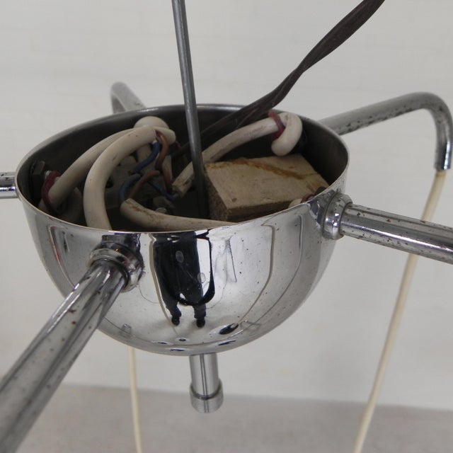 Cascade Pendant Lamp with 5 White Glass Balls, 1970s For Sale - Image 13 of 15