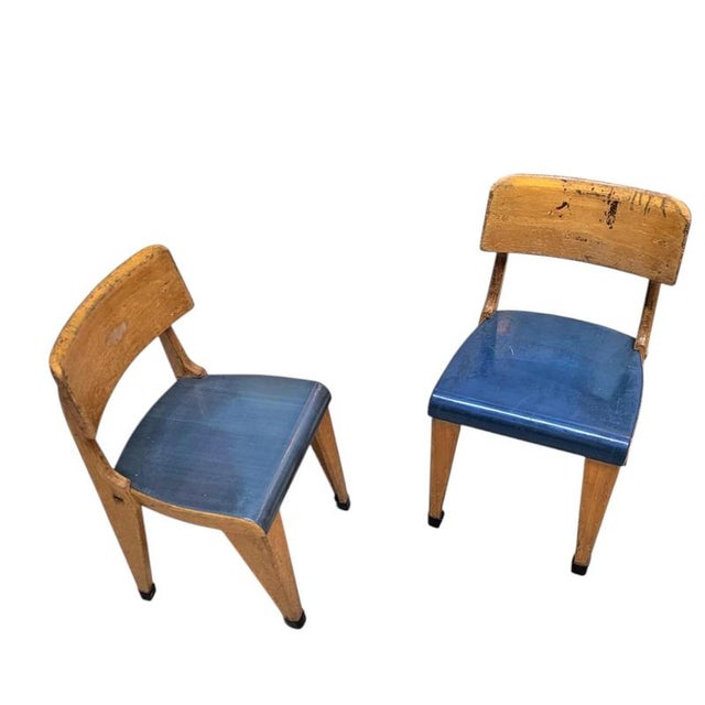 Children's Chairs from Zabo, 1950s, Set of 2 For Sale - Image 10 of 18