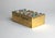 Mid 20th Century Nepalese Style Brass Jewelry Box With Turquoise, Lapis Lazuli & Chalcedony Inlay For Sale In Portland, OR - Image 6 of 10