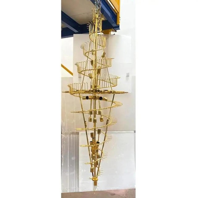 Mid-Century Modern Murano Glass Chandelier by Simoeng for Simoeng For Sale - Image 9 of 10