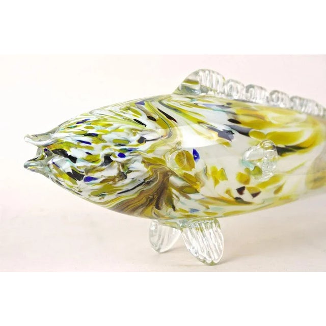 Mid-Century Murano Glass Fish Sculpture, Italy, 1950s For Sale - Image 3 of 18