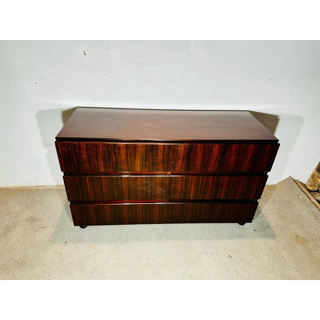 Wood Dresser in Rosewood, 1970s For Sale - Image 7 of 7