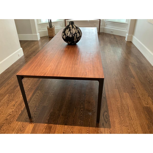 Giacometti Dining Table – Solid Wood & Metal Modern Table For Sale - Image 4 of 8