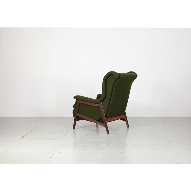 Italian Wing Chair, 1960s For Sale - Image 10 of 18