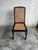 Black Lacquered Cane Dining Chairs, 1980s, Set of 4 For Sale - Image 4 of 7