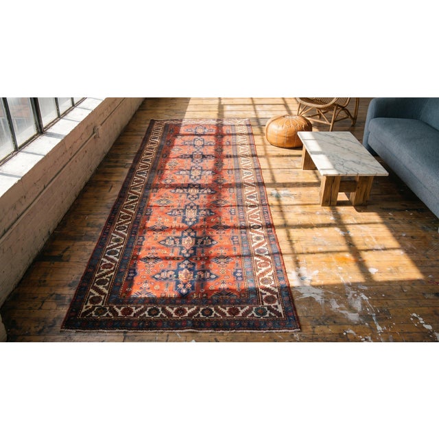 Red Antique NW Persian Rug For Sale - Image 8 of 9