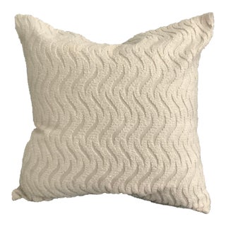 Wave Pattern Boucle Decorative Pillow Euro Sham Cover For Sale