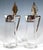 Art Nouveau Glass Decanters with Silver Mounts from Wilhelm Binder, Germany, 1890s, Set of 2 For Sale - Image 4 of 8