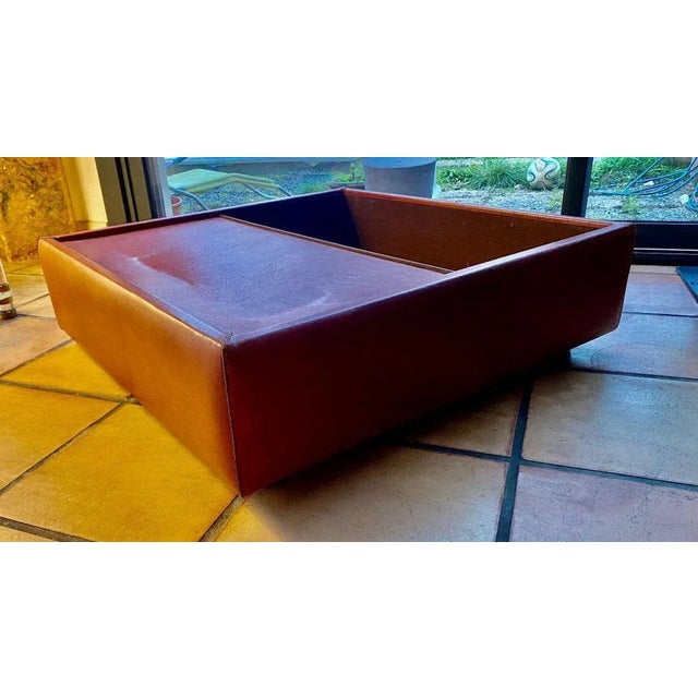 Leather and Glass Coffee Table from de Sede For Sale - Image 13 of 13