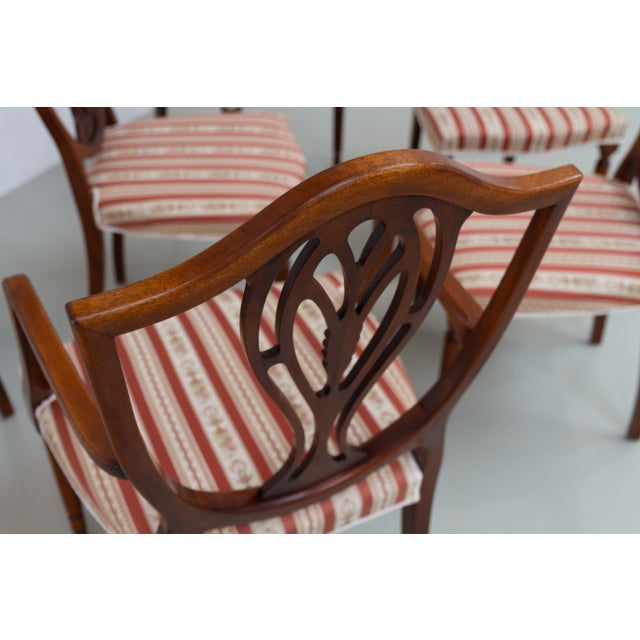 Danish Hepplewhite Mahogany Dining Chairs from Farre Møbelfabrik, 1970s, Set of 6 For Sale - Image 14 of 18