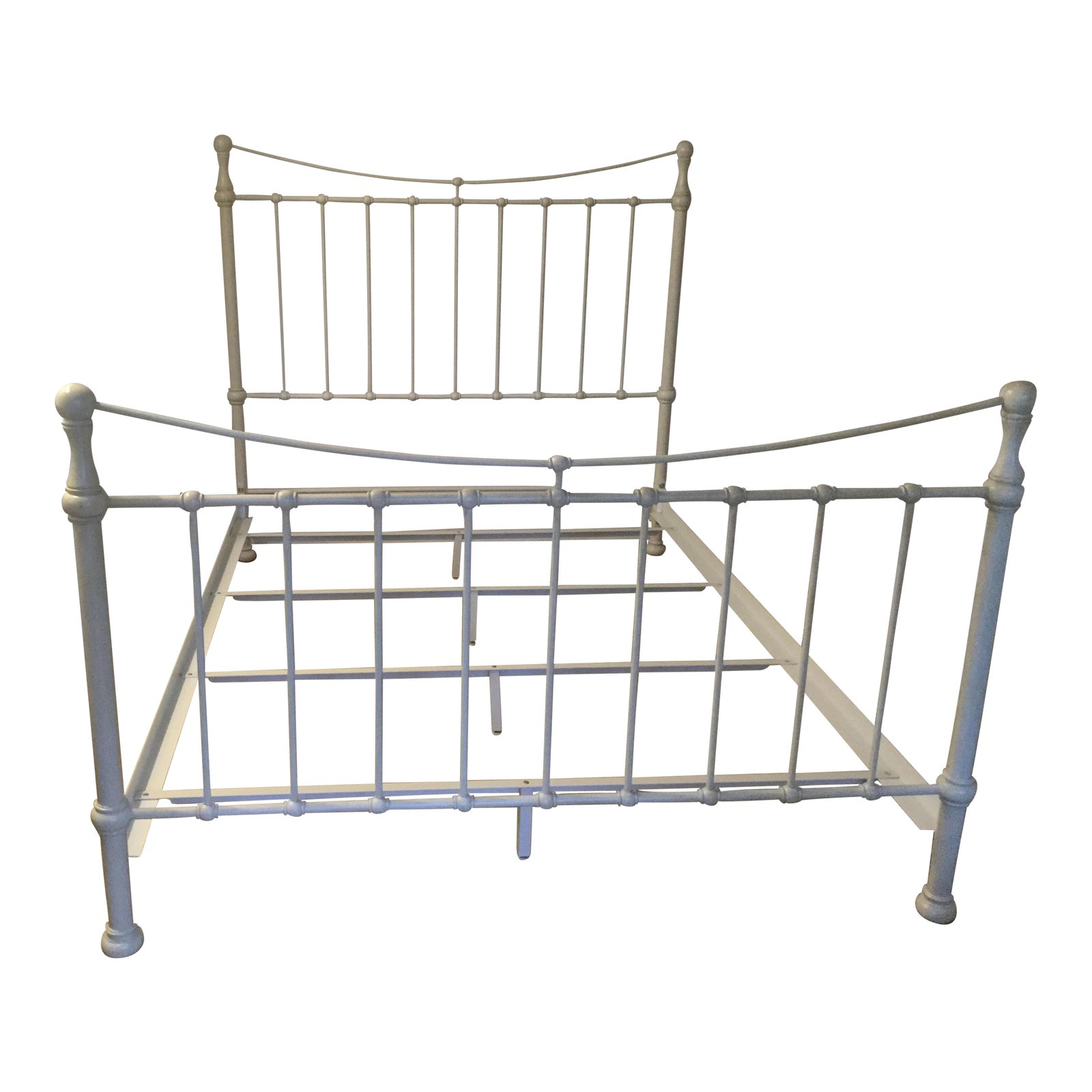 Ethan Allen Danby Iron Bed Queen Chairish