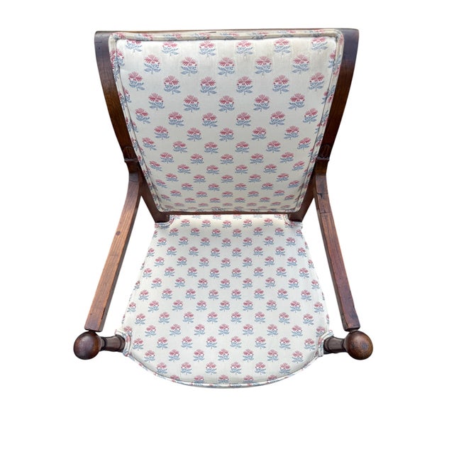 Wood Early 19th Century Handcrafted Cherry Wood Side Chair For Sale - Image 7 of 9