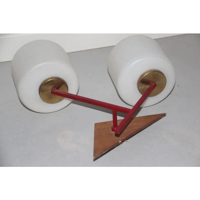Mid-Century Italian Sconce, 1950s For Sale - Image 4 of 9