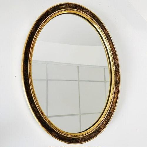 Hollywood Regency Vintage Hollywood Regency Oval Mirror from Pieterman, 1960s For Sale - Image 3 of 9
