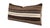 Mid-Century Modern Brown Striped Kilim Lumbar Pillow Cover 15'' X 43'' For Sale - Image 3 of 4