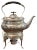 Antique Edwardian Silver Plated Spirit Kettle on Stand For Sale