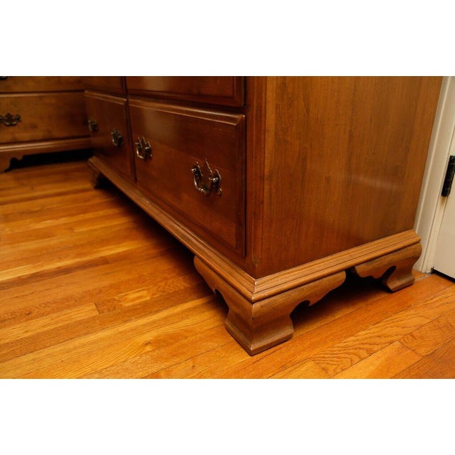 1960s Ethan Allen Maple Bedroom Dresser and Mirror A Pair Chairish