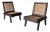 Low Modernist Folding Chairs by Pierre Jeanneret for Chandigarh, India, 1960s, Set of 2 For Sale