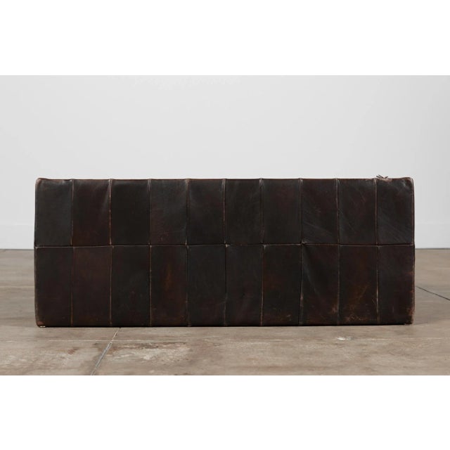 1960s De Sede Patchwork Leather Storage Cube/Coffee Table For Sale - Image 5 of 13