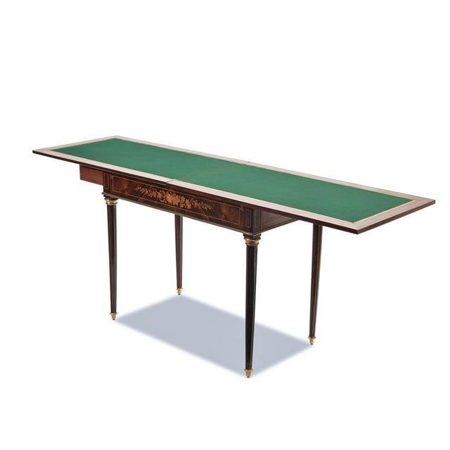 Foldable Gaming Table in Walnut, France, 1860 For Sale - Image 13 of 17