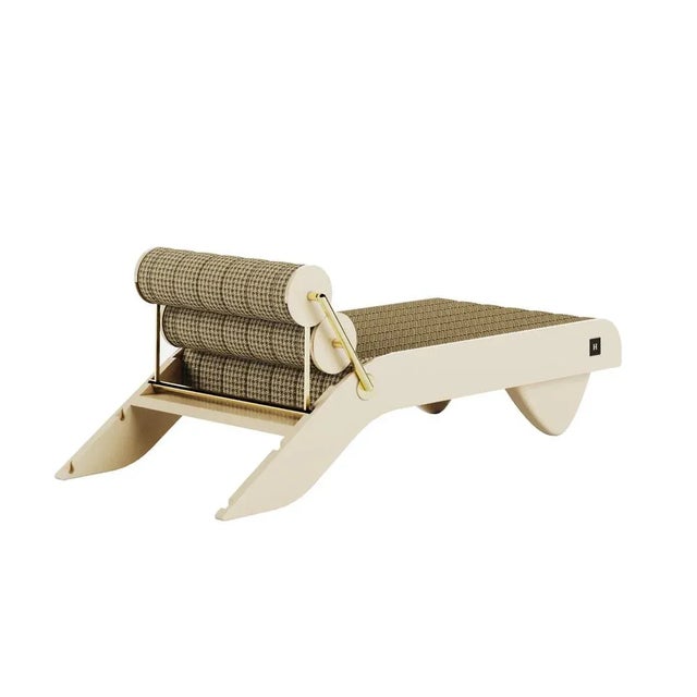 Mid-Century Modern Tropez Sunbed by HOMMÉS Studio For Sale - Image 3 of 7