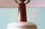 Gordon & Jane Martz 1960s Gordon and Jane Martz M85 Lamp for Marshall Studios Matte White Tan Incised Decoration For Sale - Image 4 of 14