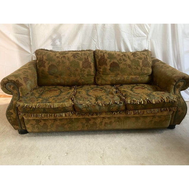 Late 20th Century Vintage Exquisite Carol Hicks Bolton and E J Victor Exquisite Sofa With Pillows Excellent Condition For Sale - Image 5 of 18