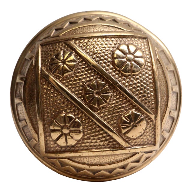 Antique Polished f.c. Linde Vernacular Door Knob For Sale