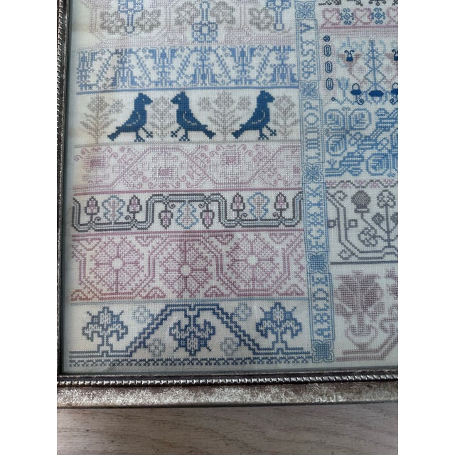 Needlepoint Sampler For Sale In Boston - Image 6 of 12