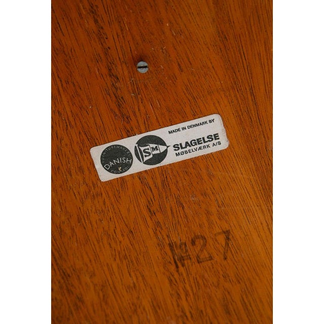 Mid Century Danish Modern Dining Table Kurt Ostervig Oak Drop Leaf Slagelse 94" For Sale In Sacramento - Image 6 of 12