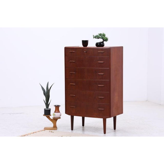 Mid-Century Teak Chest of 6 Drawers For Sale - Image 13 of 13