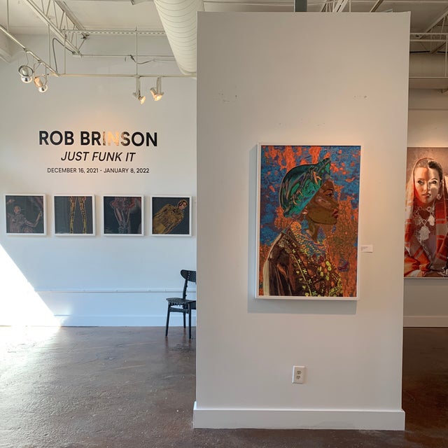 Blue "On a Journey" Contemporary Original Expressionist Photograph Print by Rob Brinson, Framed For Sale - Image 8 of 12