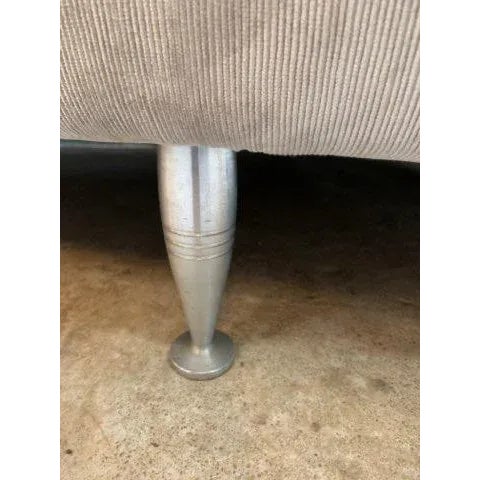 Vintage Modern Italian Moroso NewTone Drop Sofa Reupholstered in Velvet This is a stunning Drop left sofa from NewTone...