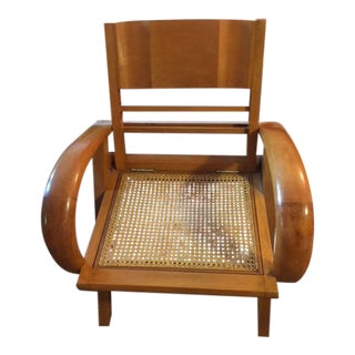 1950's Scandinavian Mid - Century Modern Beechwood Chair For Sale