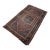 19th Century Persian Bidjar Rug, Handwoven Geometric Pattern, Burgundy & Blue, 5’ X 7’ For Sale