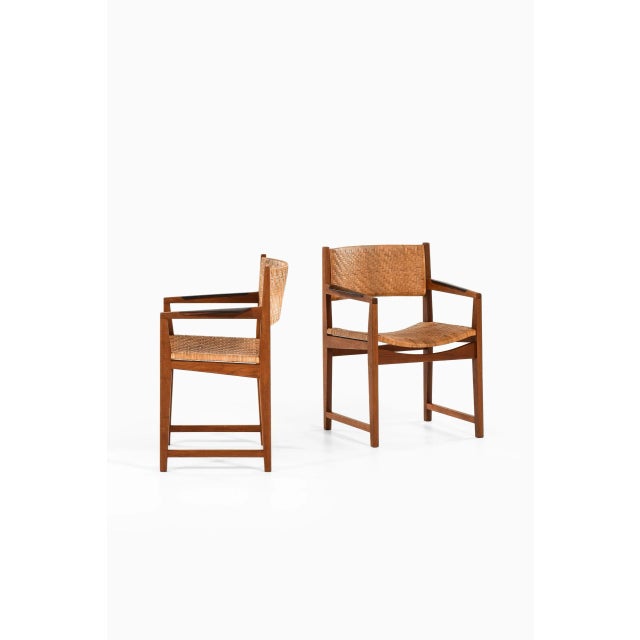 1950s Model 350 Armchair by Peter Hvidt & Orla Mølgaard-Nielsen for Søborg Furniture For Sale - Image 5 of 13