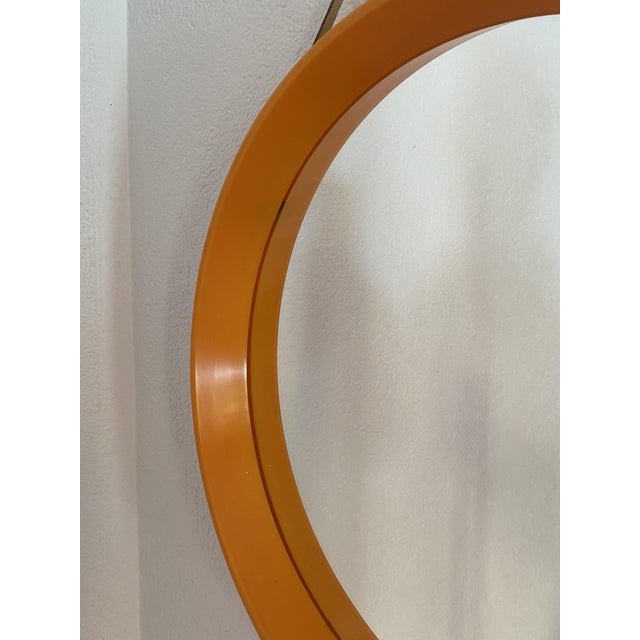 1960s Vintage Danish Round Plastic Mirror, 1970s For Sale - Image 5 of 13