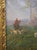 Wood The Beginning of the Hunt, French Oil Painting by Marie Calves (1883-1957) For Sale - Image 7 of 18