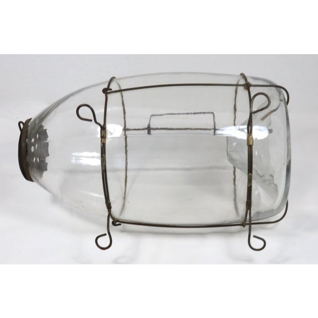 Antique Fisherman Glass Minnow Bait Trap Chairish