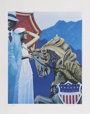Robert Anderson, Startled Silence, Lithograph