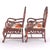 Mid 20th Century Pair of Chinese Dragon Rosewood Armchairs With Matching Dream Stone Inserts, Elaborate Carving and Handmade Needlepoint Seat Cushions For Sale In Cleveland - Image 6 of 18