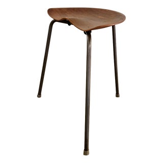 Tripod Stool by Astor Glibstrup for Frederikssund Mobelfabrik, Denmark, 1950s For Sale
