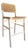 Worlds Away Rattan and Wood Counter Stool For Sale