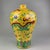 Striking Yellow-Ground Chinese Porcelain Meiping Vase With Raised Dragon Motif For Sale - Image 4 of 8