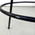 Mid-Century Italian Modern Black Metal and Blue Fabric Tripod Stool, 1950s For Sale - Image 10 of 12